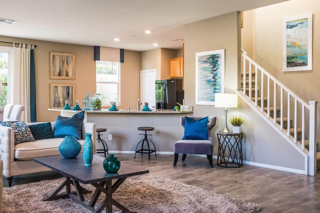 Salon Home Staging Agréable