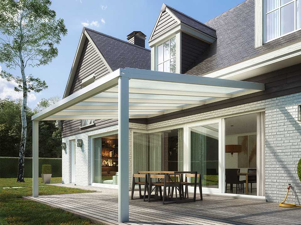 pergola aluminium blanche