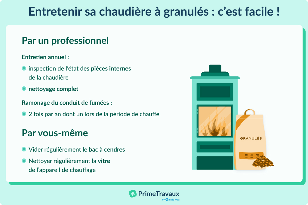 entretien chaudière à granulés